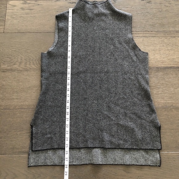 Women’s Max Studio Vest gray black sz L - Picture 2 of 6